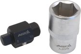 Carterplug dop - 8 en 10 mm - Olieaftap dop - Carter plug sleutel - ASTA