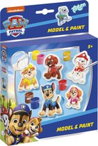 PAW Patrol Gipsfiguren gieten en schilderen - 10 stuks - Speelgoed Kinderen - Knutselen - Voor meisjes en jongens - Vanaf 5 jaar - Totum