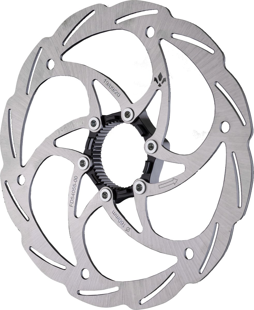 Formula Monolitic Remschijf Centerlock, zilver