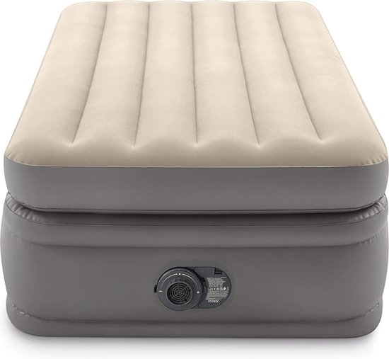 Eenpersoons verhoogd luchtbed met Fiber-Tech - 99 cm x 191 cm x 51 cm van Merkloos — afbeelding 4