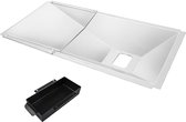 Bol.com Verstelbare vetopvangbak 60-80 cm - Universele opvangbak voor 3/4/5 branders grill - Nexgrill Charbroil Dyna Glo - Vetre... aanbieding