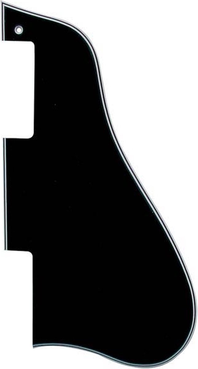 Boston E-3-4B pickguard, 335-model, black, 4 ply