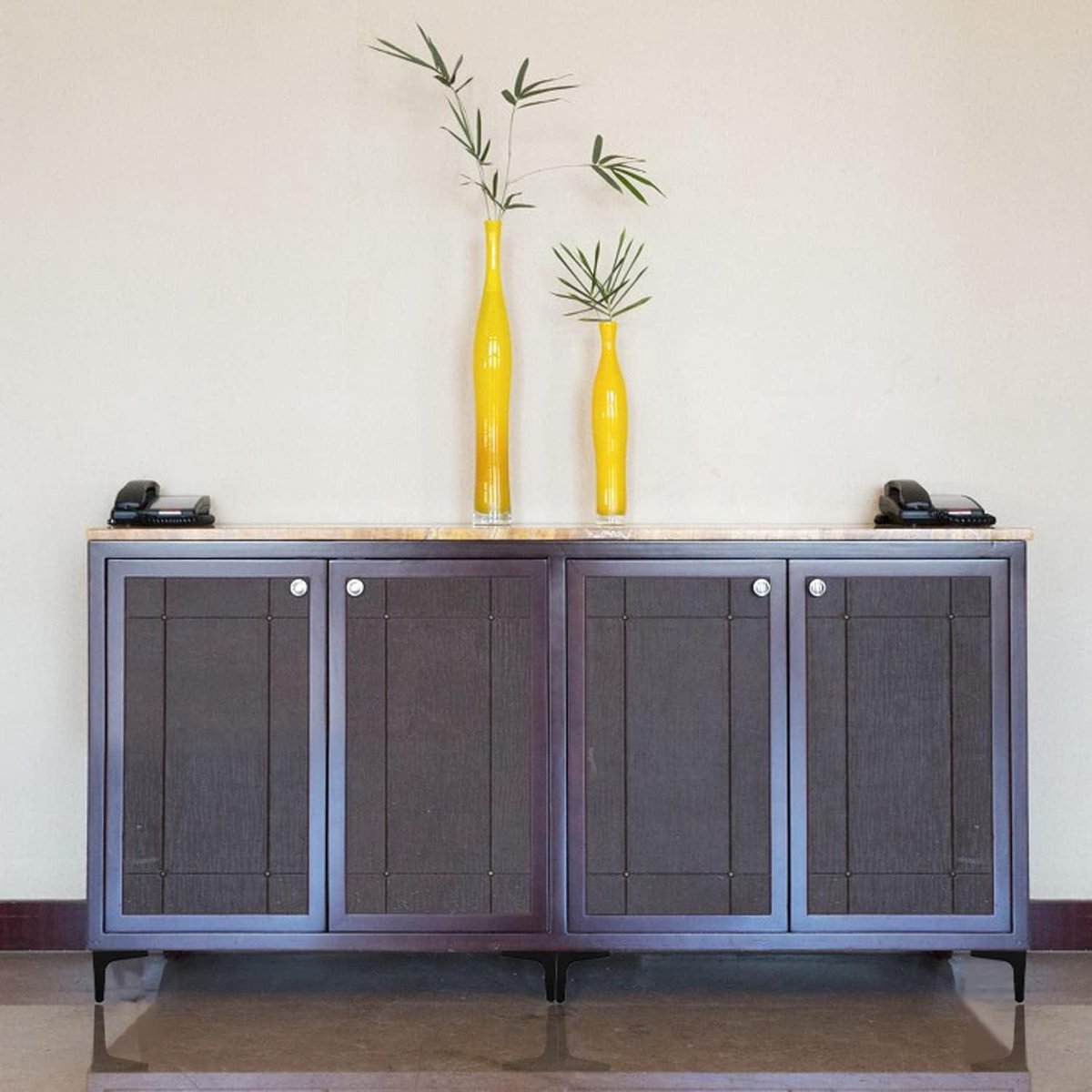 Meubelpoten Set Van 4 Metalen Meubelpoten Metalen Polijsten Zilveren Driehoekige Bankpoten Voor Tafelkast Kast Sofa Meubelpoten Geschikt Voor Grote Doe-het-zelfprojecten(Size:12cm(5inch),Color:zwart
