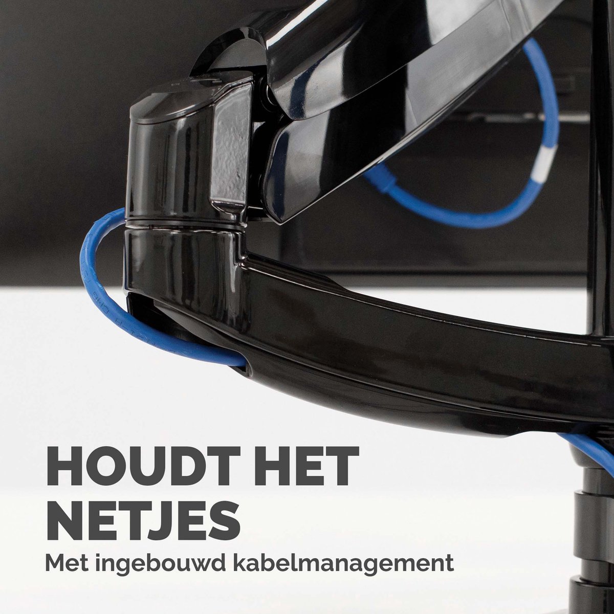 Fellowes Platinum dubbele monitorarm met gasveer thumbnail 3