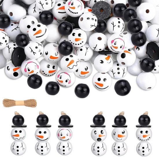DAHI Houten kralen voor het maken van sieraden, 8 mm/600 stuks