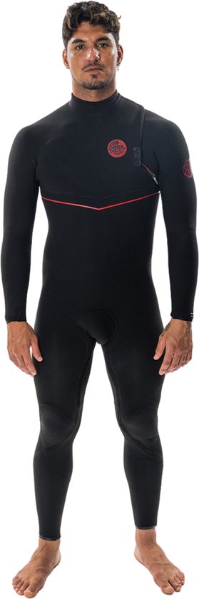 Foto: Rip curl heren flashbomb fusion 4 3mm ritssluiting vrij wetsuit 1