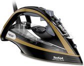 Bol.com Tefal FV9865E0 Iron Dry & Steam Iron Durilium Autoclean Soleplate 3000 W Black Gold aanbieding