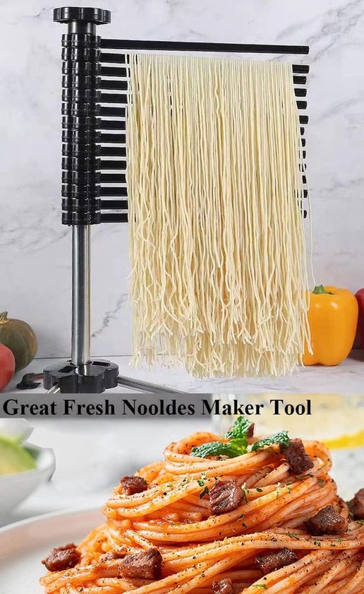 Pasta Drying Rack Foldable Spaghetti Noodle Hanger Stand Household Kitchen Gadgets - Fresh Spaghetti Dryers (Transparent) pasta droogrek van Merkloos — afbeelding 4