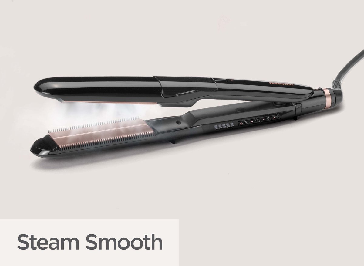 BaByliss Steam Smooth ST493E Stijltang met Stoomfunctie - afbeelding 2