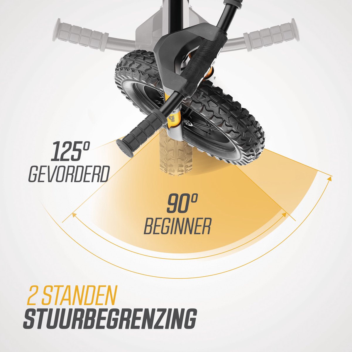 BERG Biky Cross Grey Loopfiets - 12 inch - Lichtgewicht frame van magnesium - Verstelbaar zadel - 2,5+ Jaar - Grijs — afbeelding 9