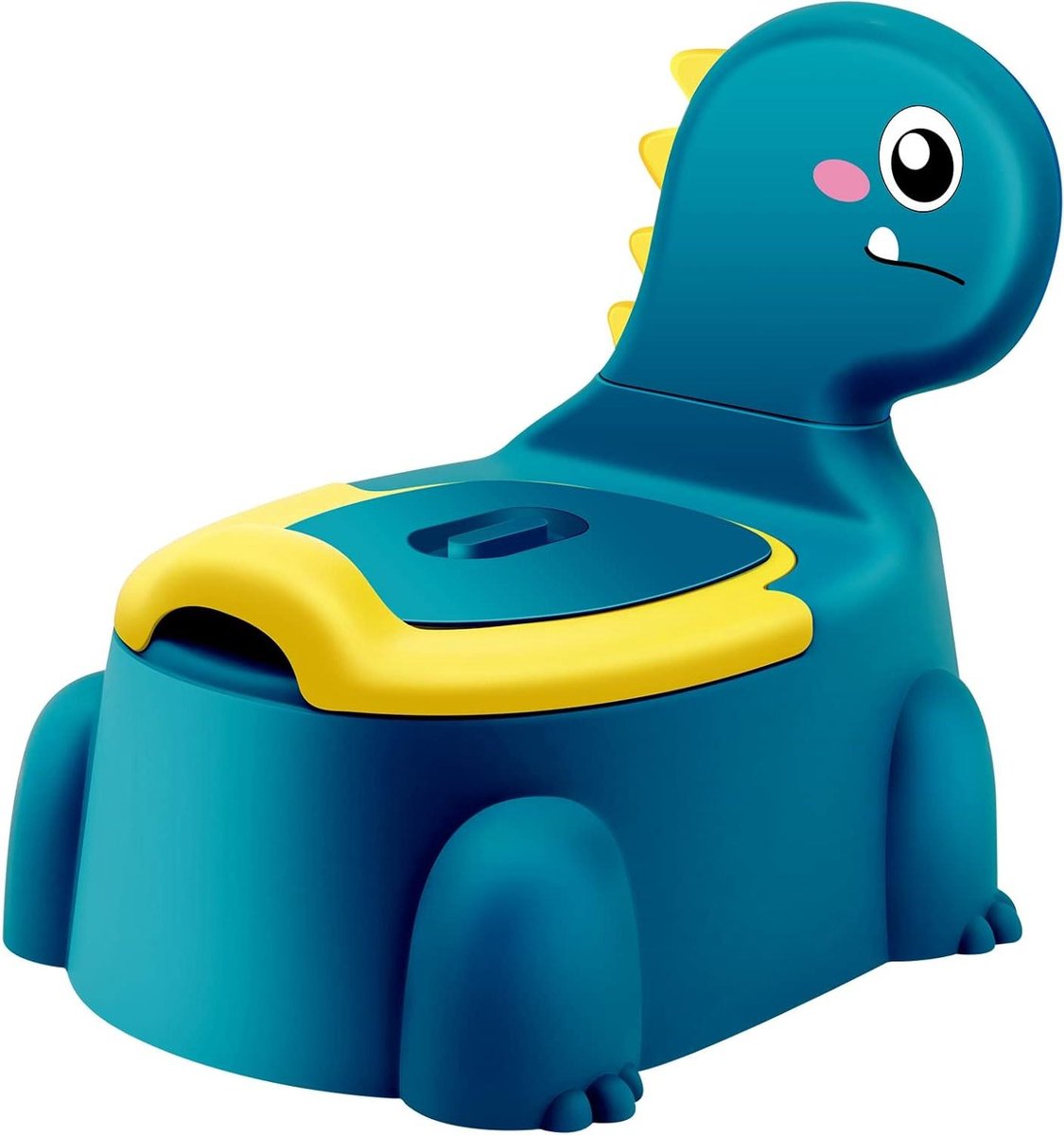 Dinosaurus thema kindertoilet potje - Peuter toiletbril voor jongens en meisjes - Draagbaar en gemakkelijk te reinigen - Vanaf 1 jaar - Blauw