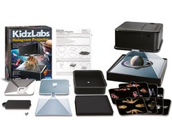 4M Wetenschap En Spel - Maak Een 3D-Hologram Projector - 8 Sjablonen - Bouwpakket - KidzLabs - 8 Jaar