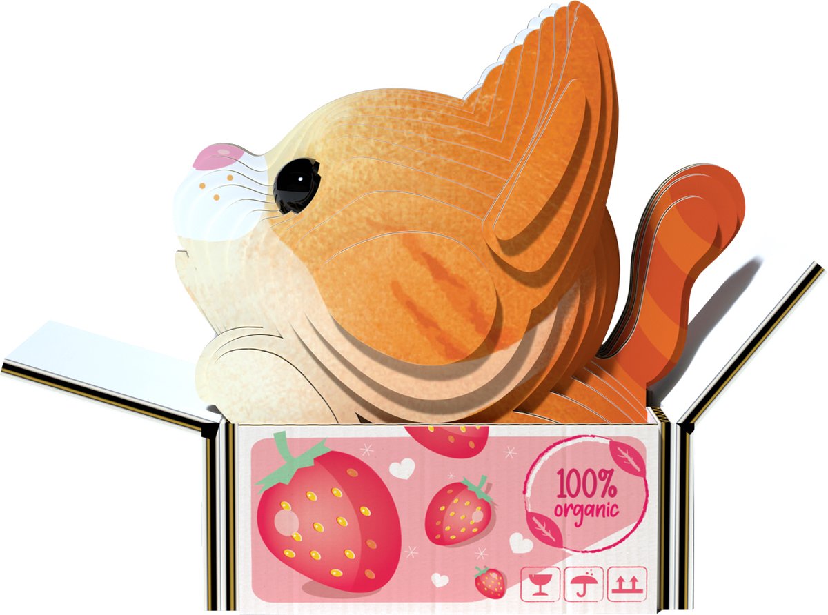 EUGY 3D Puzzel - Katten - Pumpkin - Katten - Duurzaam - Verzamel Ze Allemaal - 6 Jaar — afbeelding 5