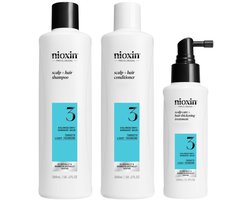 Nioxin System 3 – Loyalty Kit – voor Gekleurd Haar – Anti Haaruitval – Dunner Wordend Haar – 300+300+100ml