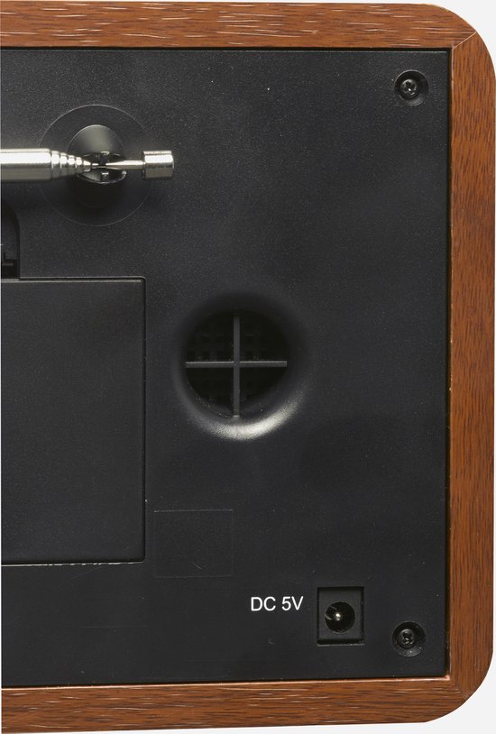 Denver DAB Radio - Retro Radio - Bluetooth - DAB+/ FM - Dimbaar - Batterijen & Netstroom - DAB18