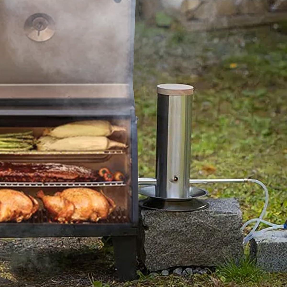 Koude rookgenerator van roestvrij staal voor rookovens met pomp en BBQ