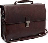 The Chesterfield Brand Sac de bureau Sac d'ordinateur portable pour ordinateur portable Salvatore Laptopbag Brown Marron foncé