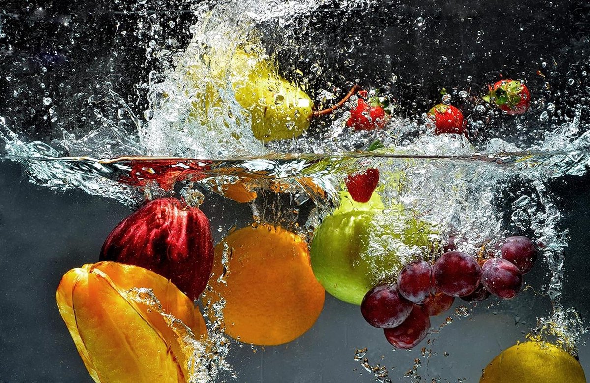 Keramische kookplaatafdekking voor fruit en bessen - 80 x 52 cm - acrylglas spatbescherming en fornuisbescherming
