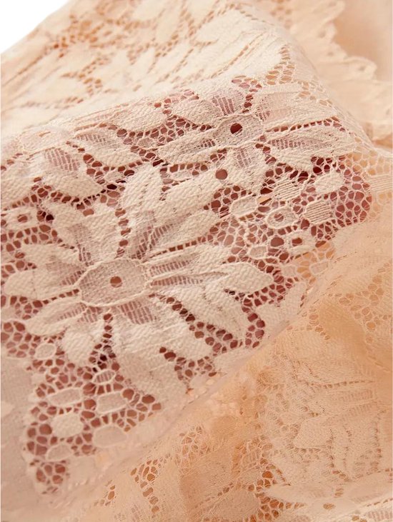 BH Nivard sans armatures - Sans Bracelets - Soutiens-gorge Push -up - Soutien-gorge Comfort - Confortable - Beige - Taille XL