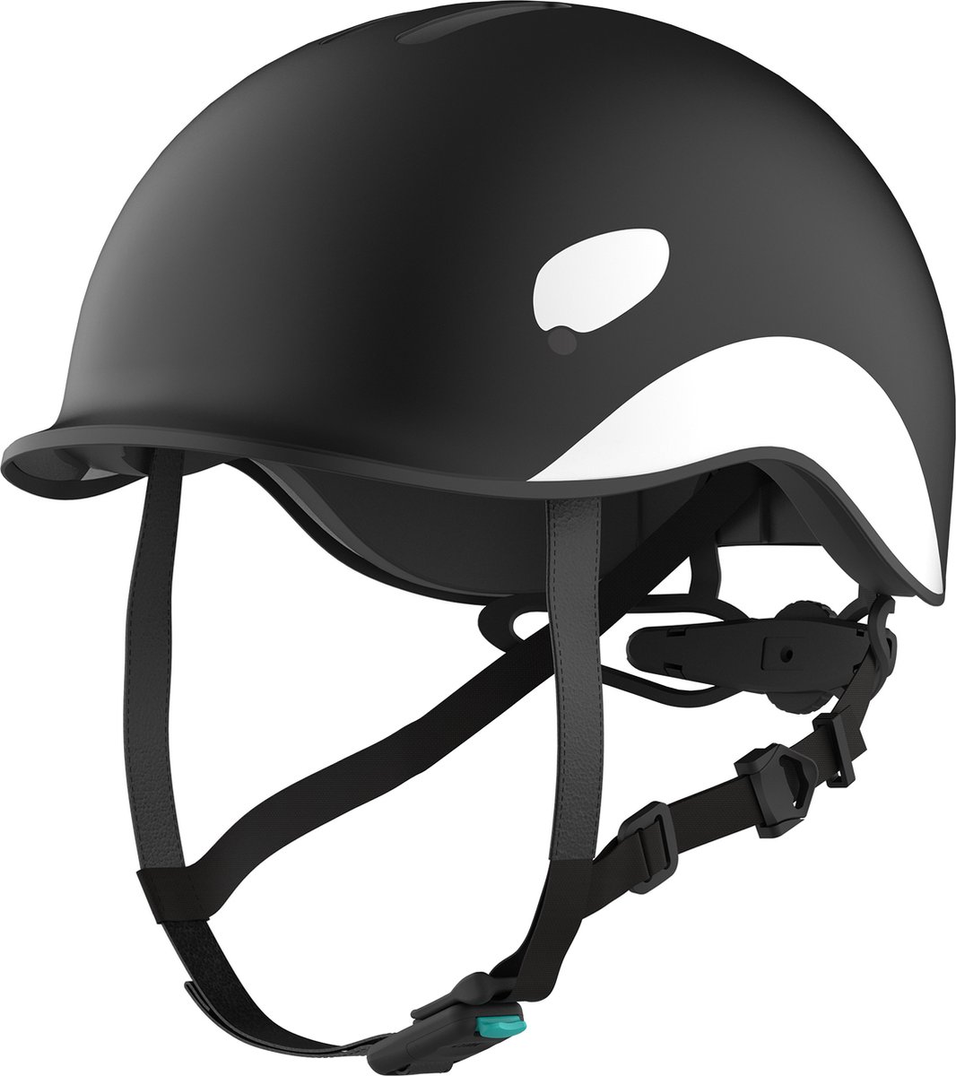 CRNK Tango Junior Kinderhelm Fiets - Fietshelm kinderen - Skateboard, Skeelers - Jongens en Meisjes - Lichtgewicht - 270 gram - Magnetische sluiting - Kleur Zwart