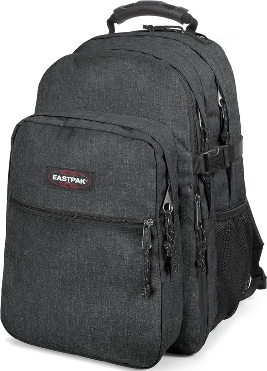 EASTPAK Sac d'école Sac à dos pour ordinateur portable Tutor 39L Black Denim Noir Gris