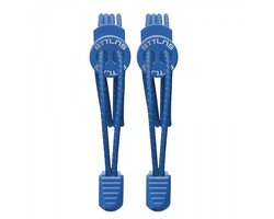 BTTLNS Elastische Snelveters - Ultragrip - Duurzaam - Elastische snel veters - multi-inzetbaar - Gemakkelijk in gebruik - Triathlon - Hardlopen - Extra flexibel - Velocity 1.0 - Blauw