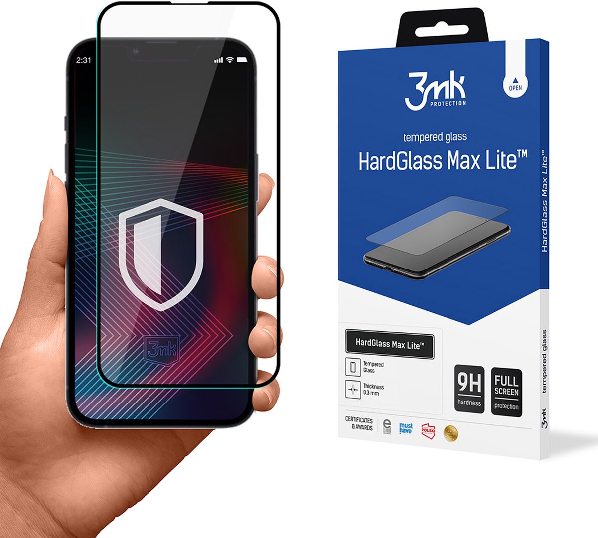 Apple iPhone 13/13 Pro/14 - 3mk HardGlass Max Lite