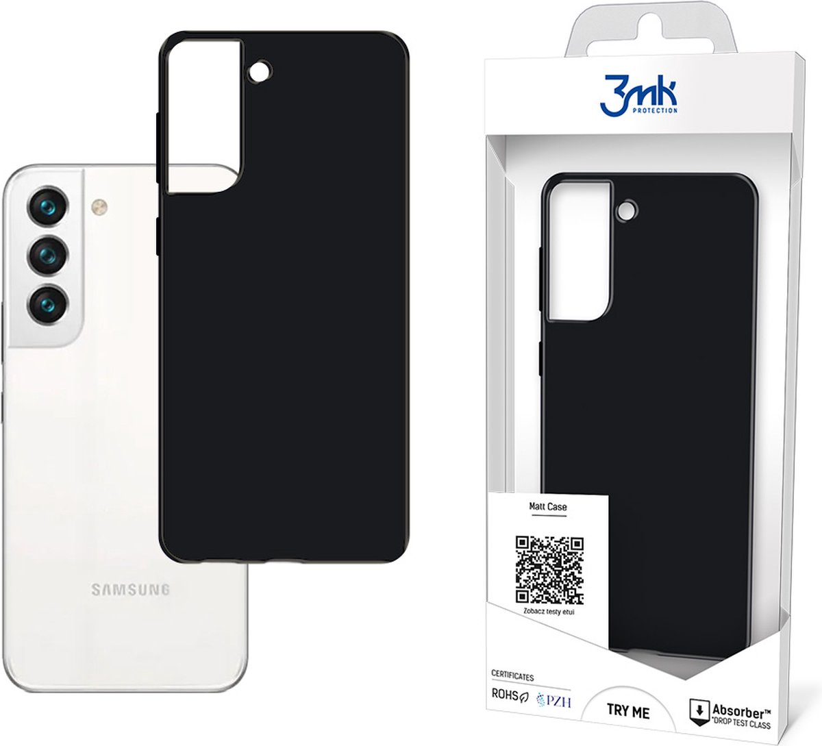 Samsung Galaxy S22 5G - 3mk Matt Case black
