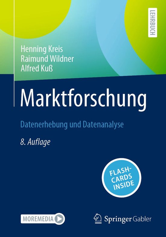 Business and Economics (German Language) - Marktforschung - cover
