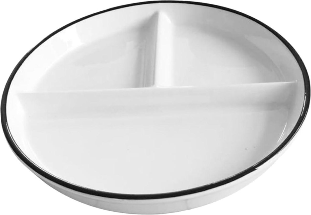Keramische Kinder Dinner Borden Kinderservies Set Met Scheiding Voedsel Dienblad Thuis Afzonderlijk Voedsel Schotel Bord Bordenset