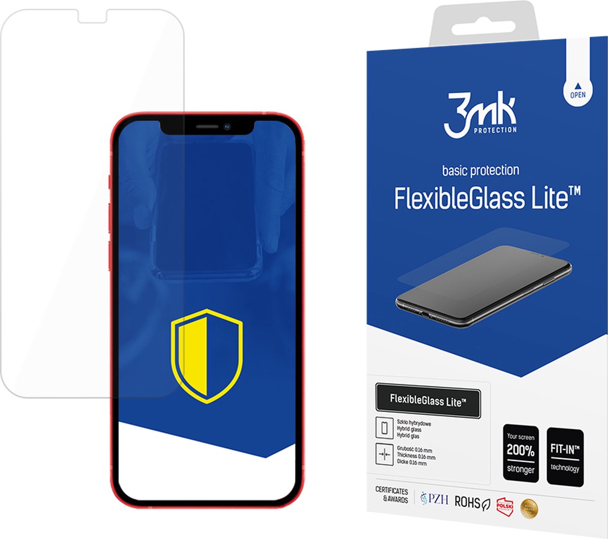 Apple iPhone 12/12 Pro - 3mk FlexibleGlass Lite