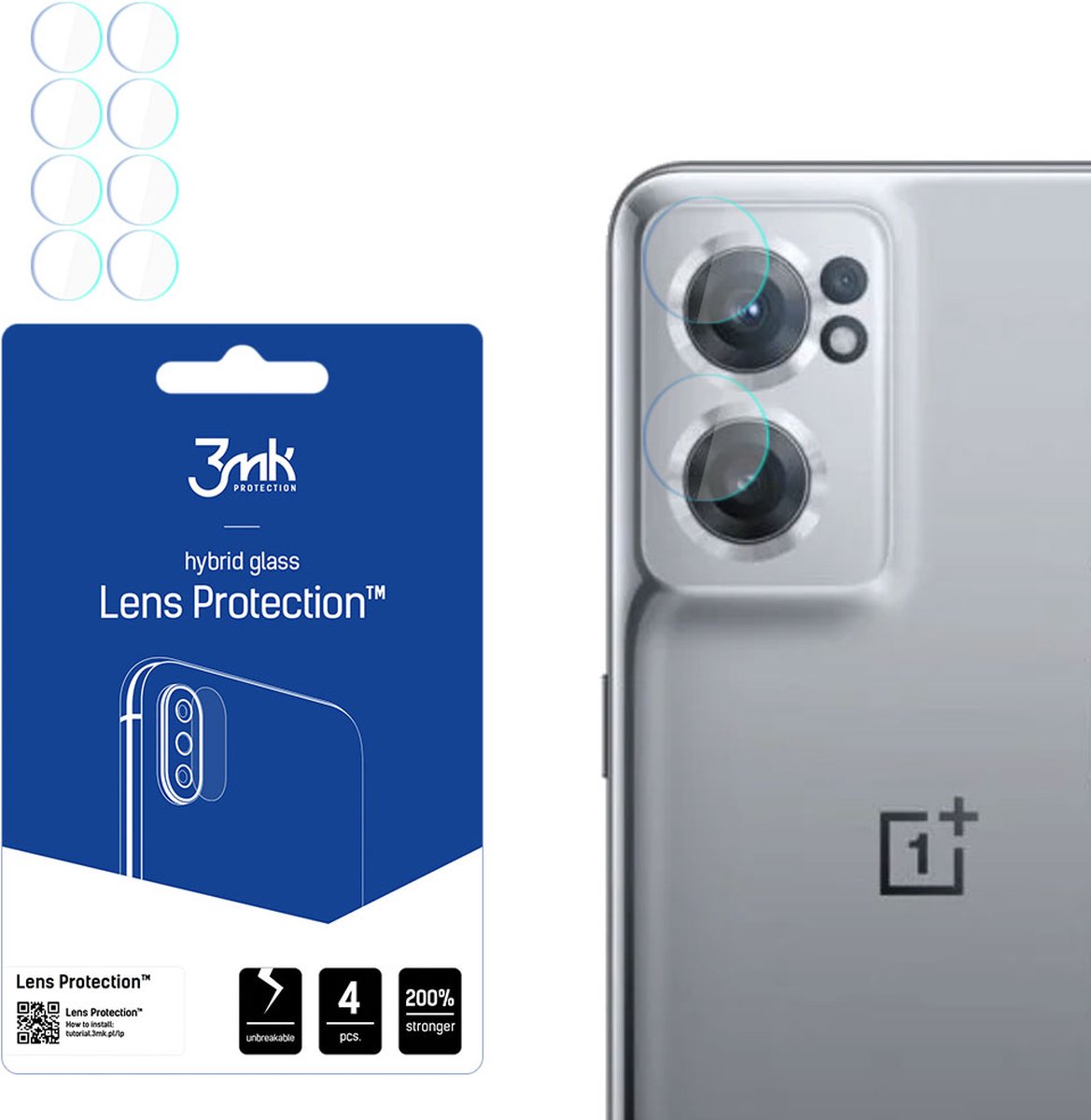 OnePlus Nord CE 2 5G - 3mk Lens Protection