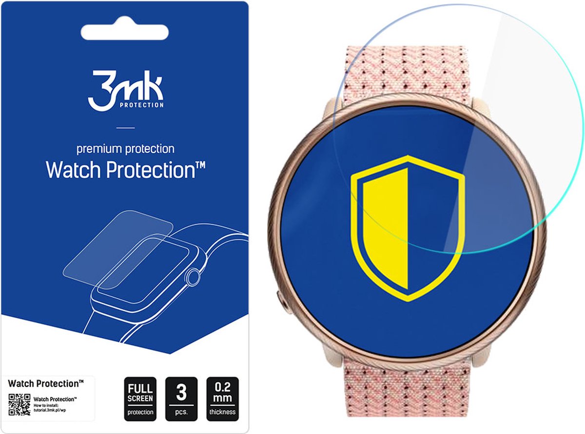 Polar Ignite 2 - 3mk Watch Protection v. FlexibleGlass Lite