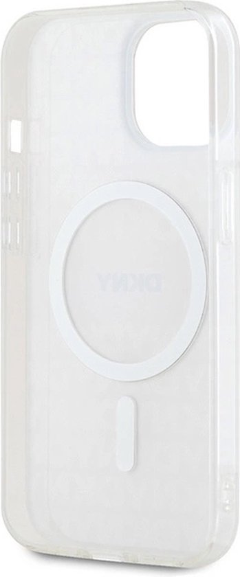 DKNY - IML - Étui MagSafe Mono & Stripe pour iPhone - 15 - Plus / 14 - Plus - Rose