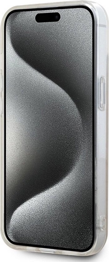 DKNY - IML - Étui MagSafe Mono & Stripe pour iPhone - 15 - Plus / 14 - Plus - Rose