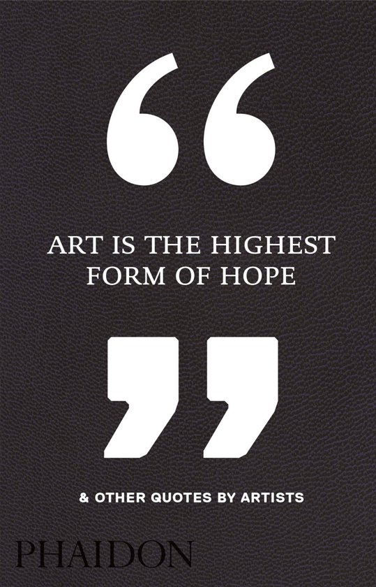 Art Is The Highest Form Of Hope & Other - cover