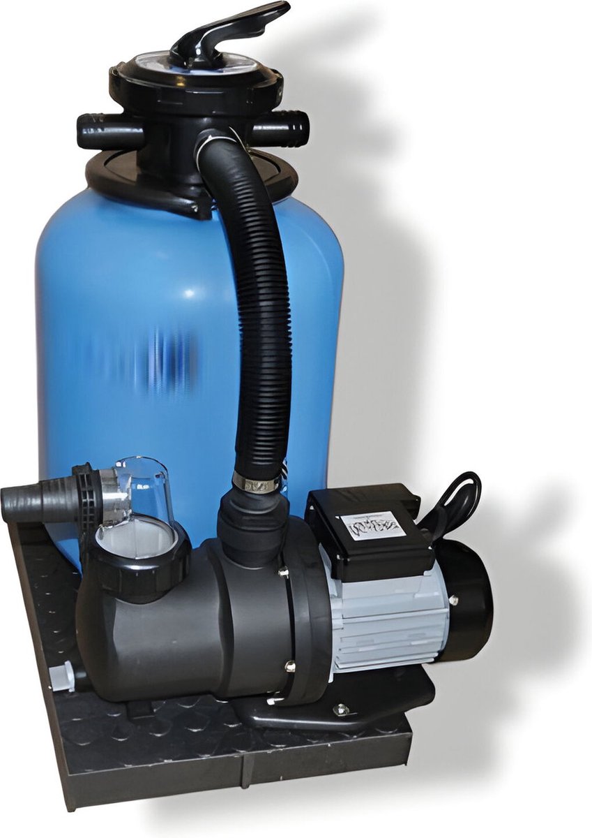 Zandfilterpomp Eco TR TOP 300 - Inclusief Zwembadpomp 4,8 m³/u met Haarvanger - Voor Zwembaden tot 30.000 Liter - Ø32/38 mm Aansluiting - 6-wegklep - zwembad pomp – foto 3