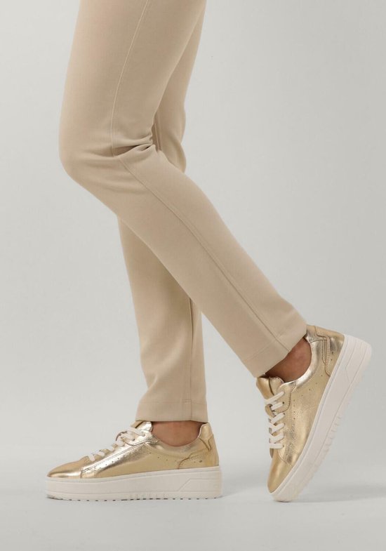 Omoda Anemone Lage sneakers - Leren Sneaker - Dames - Goud - Maat 42 | bol