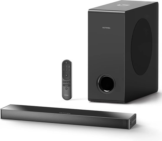 Wooden Tv Soundbar 40w Bluetooth 5.0 U Disk Tf Card Playing Speker 360stereo Surround Subwoofer Med 10 Afspilningsenheder