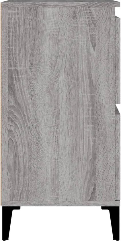 vidaXL Buffet - Classic s - Meubles - 60 x 35 x 70 cm - Chêne Sonoma Grijs - Armoire de cuisine