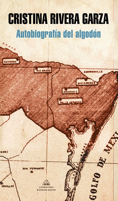 Couverture de livre avec le titre 'Autobiografía del algodón' et une carte du Mexique.