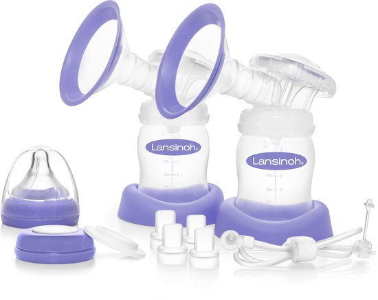 Lansinoh - Dubbelzijdige afkolfset (voor Smartpump) - Maten 21mm en 25mm van Lansinoh — afbeelding 4