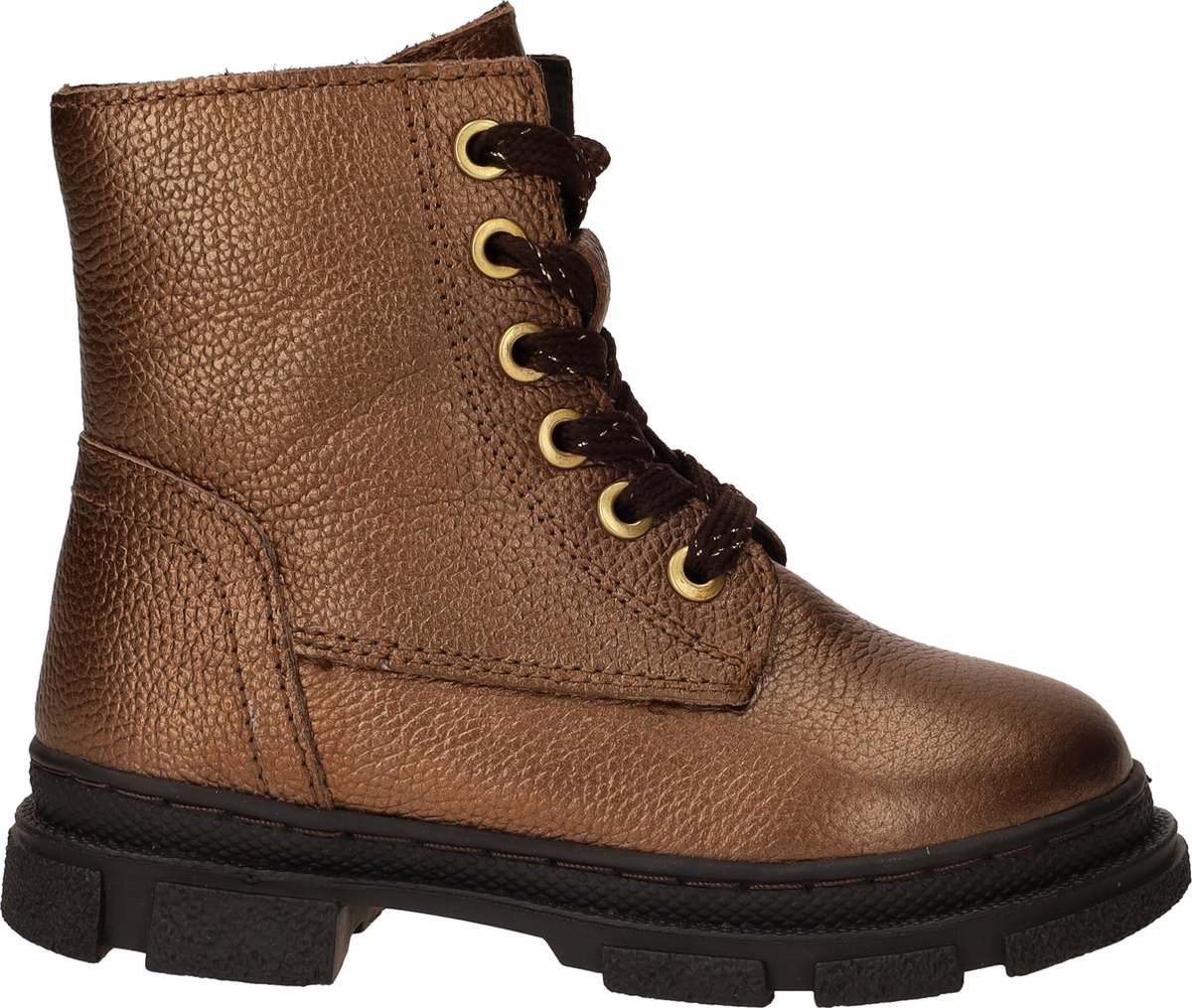 IK-KE Veterboots - Meisjes - Goud - Maat:24
