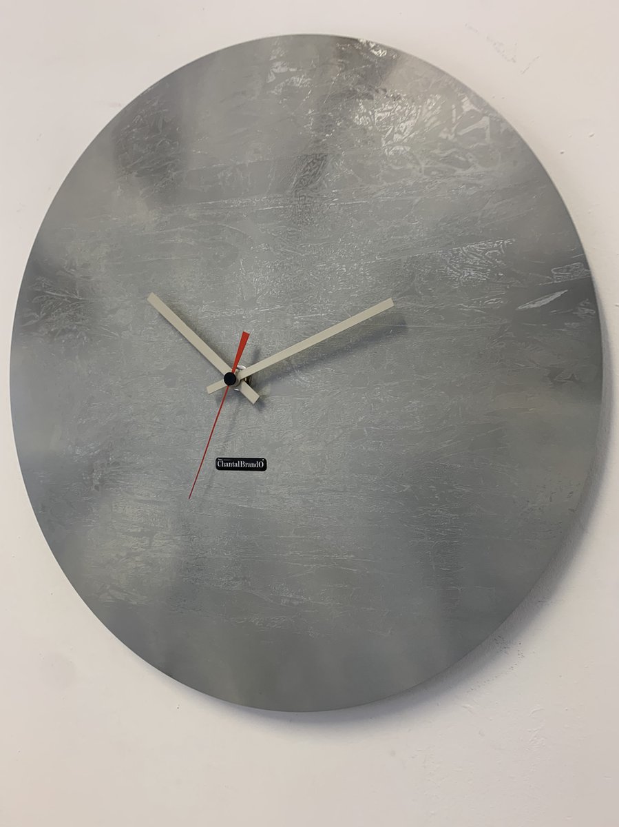 ChantalBrandO Wandklok BRETAGNE XL Modern Industrieel Design