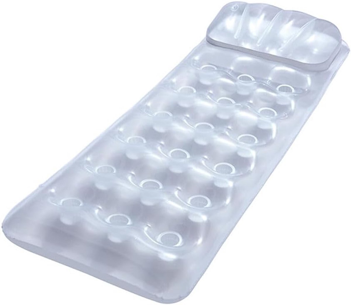 Luchtmatras Metal Tech 188 x 71 cm - Zilver - Comfortabel en Stijlvol