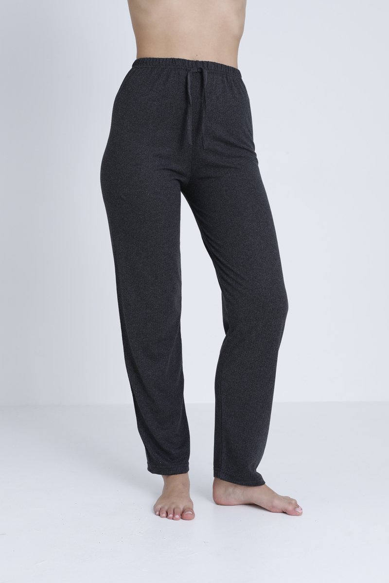 Pyjamabroek Voor Dames - Donkergrijs - S