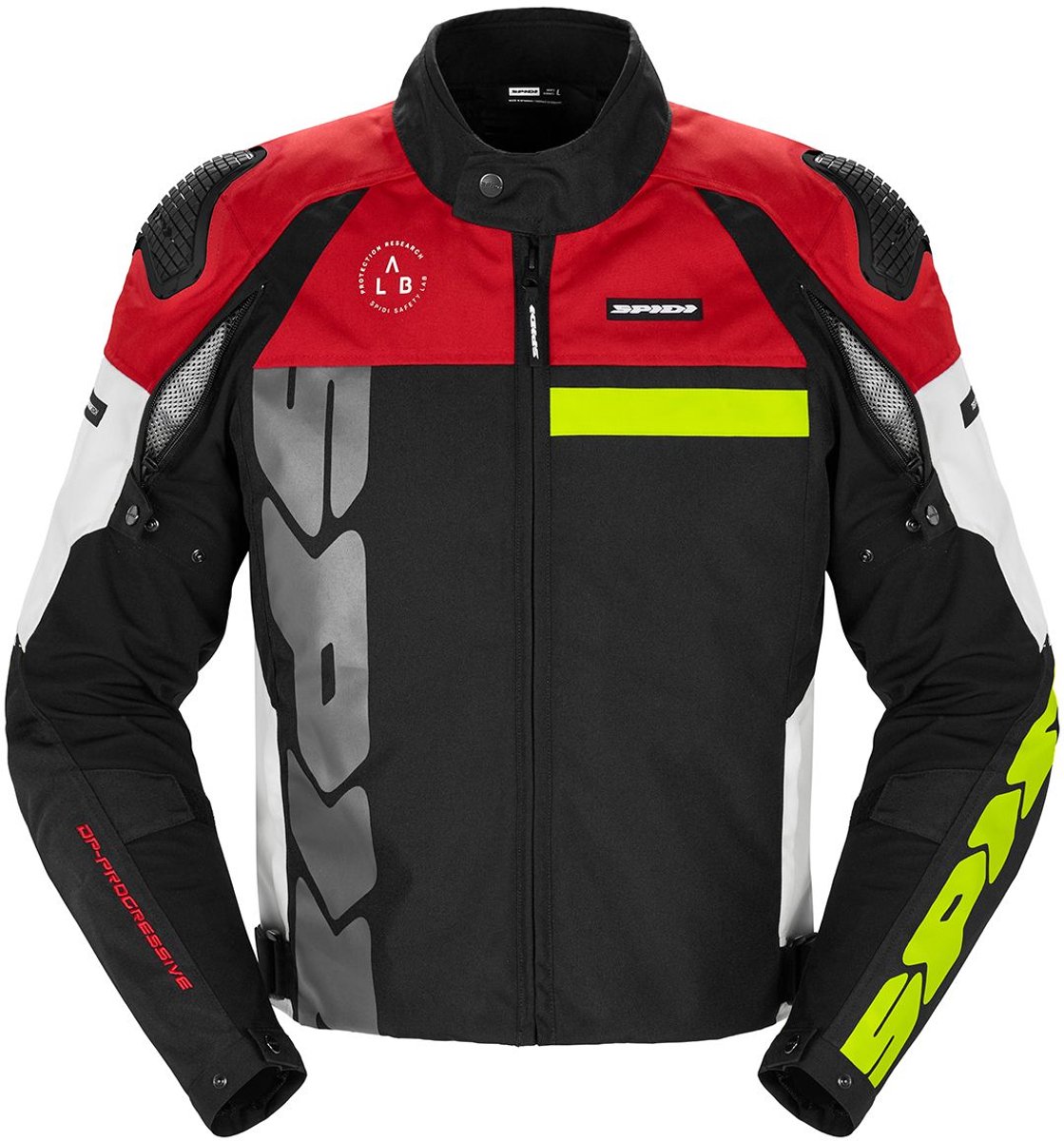 Spidi Progressive Tex Jas Wit Rood