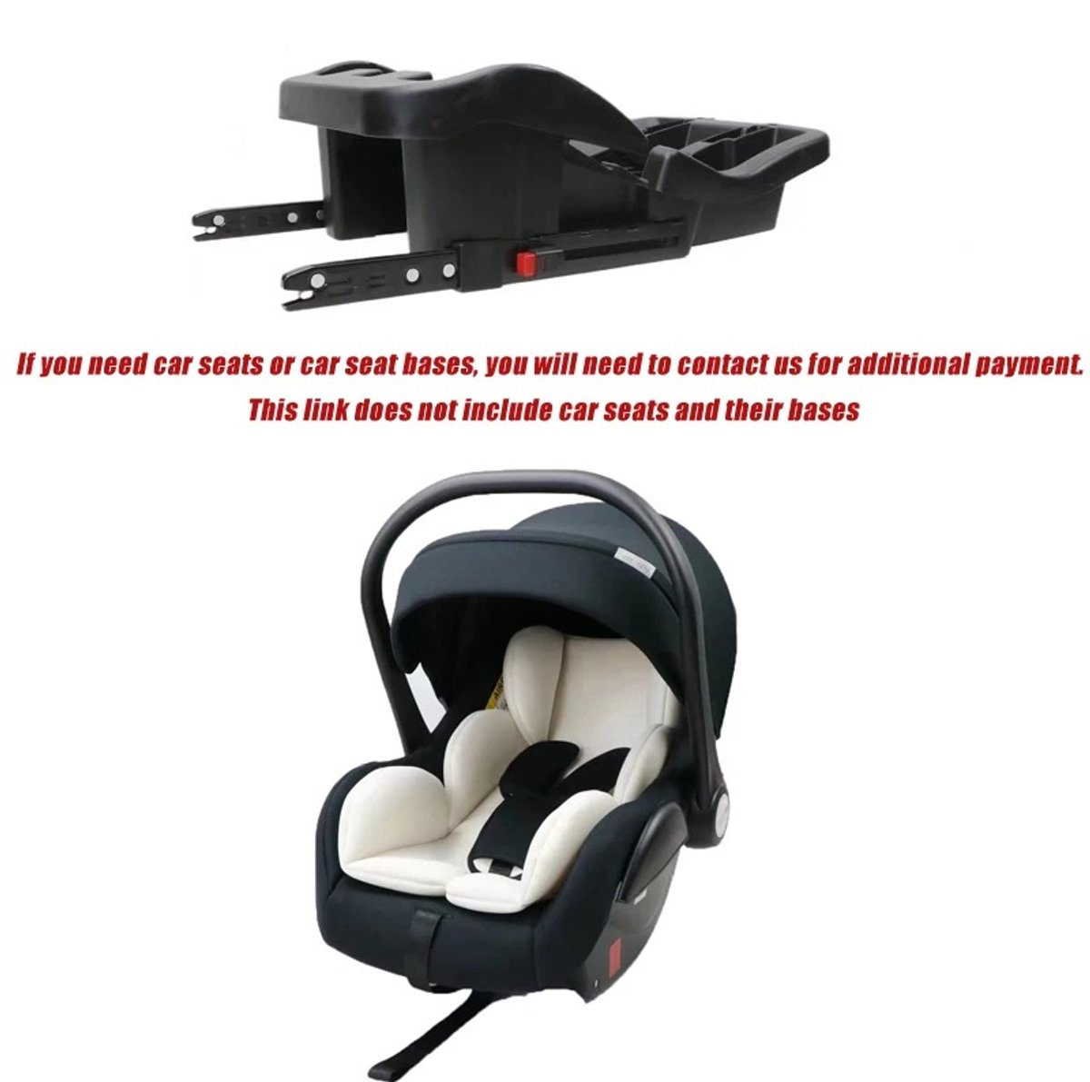 Mila Shop Tweeling buggy - Duo Buggy - Duo kinderwagen - Incl. 2 omvormbare zitjes & reiswiegjes - Geschikt voor 1 0f 2 kindjes vanaf geboorte tot 22KG - Zwart — cadeau in Cadeau-ideeën - foto 3