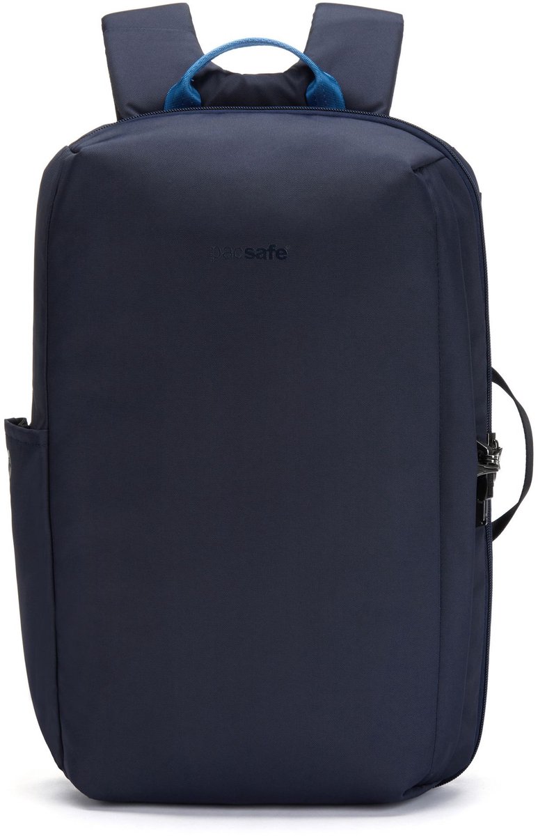 Pacsafe Metrosafe X Laptoptas - 18 L - Geschikt voor 16 inch laptop - RFID-blokkerend - Gevoerde Schouderbanden - Rugzak - Rugtas - Schoudertas - Blauw