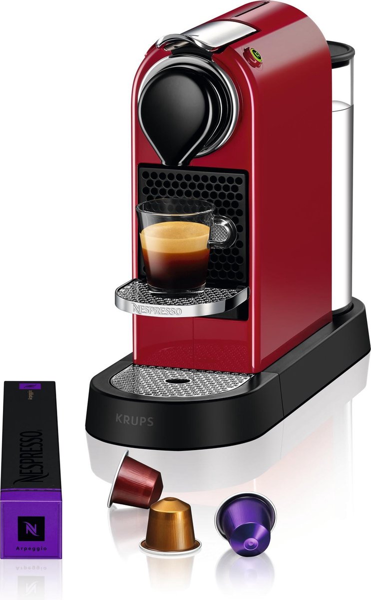 Krups Nespresso Citiz XN741510 - Koffiecupmachine - Rood